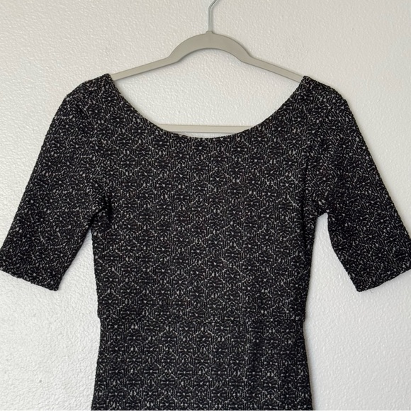 Free People Lady Pucker Scoop Back Dress Bodycon Black Size Small - Picture 4 of 11